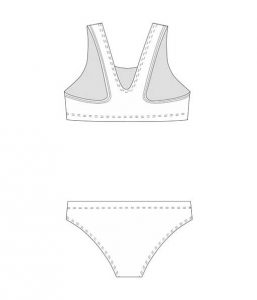 Click to See the Backside of the Classic Brief Bikini Swimsuit for Women