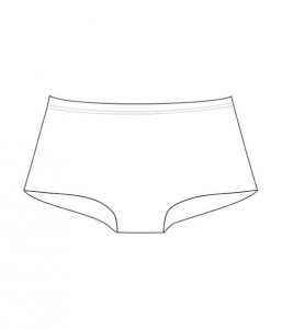 Click to See the Frontside of the Dragshort Swimsuit for Men