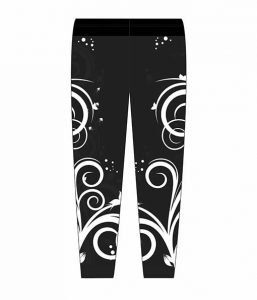 Click to See the Backside of the Long Running Tights for Women (Customized)